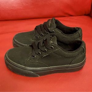 Excellent Condition Black Size Youth 11 Vans Shoes